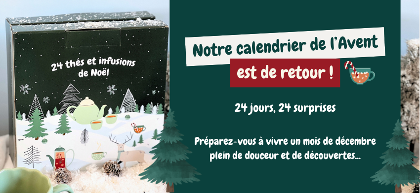 Calendrier de l'Avent thé et infusion 2025